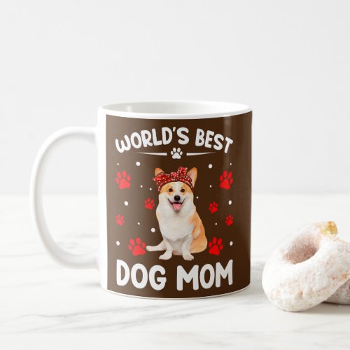 Worlds Best Corgi Dog Mom Funny Mothers Day  Coffee Mug