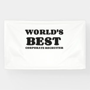 WORLD'S BEST CORPORATE RECRUITER BANNER