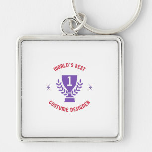 World's best costume designer keychain