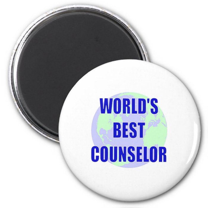 World's Best Counselor Refrigerator Magnet