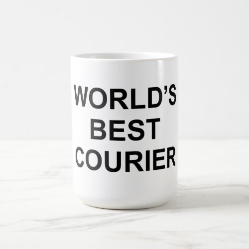 Worlds Best Courier  Mail Delivery Person Coffee Mug