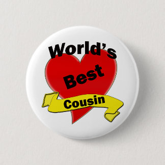 World's Best Cousin Pinback Button