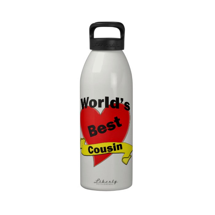 World's Best Cousin Reusable Water Bottles