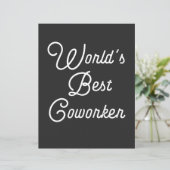 World's Best Coworker (Standing Front)