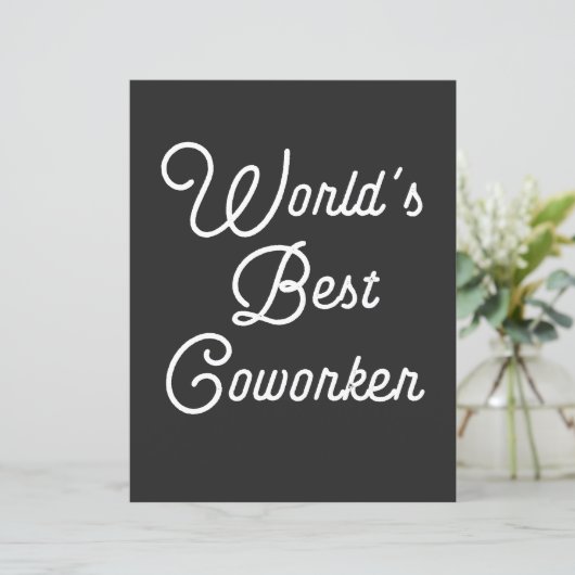 World's Best Coworker (Standing Front)