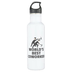 World's Best Coworker Classic Stainless Steel Water Bottle
