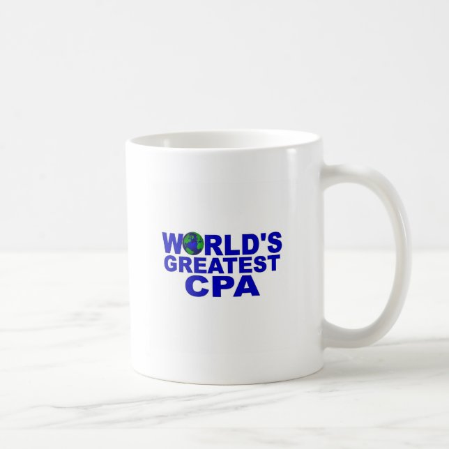 World's Best CPA Coffee Mug (Right)