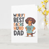 World's Best Dachshund Dog Dad Father's Day