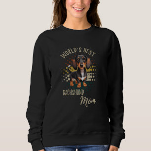 World's Best Dachshund Mom Funny Weiner Dog Doxie Sweatshirt