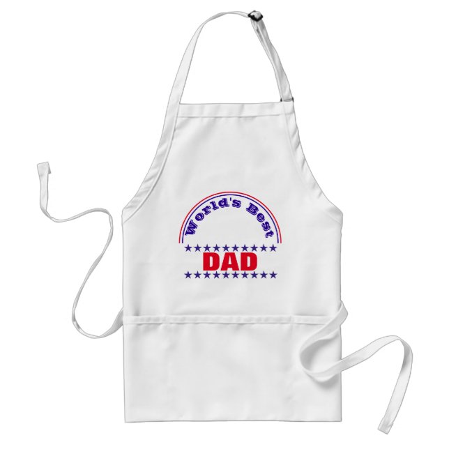 World's Best Dad Adult Apron (Front)