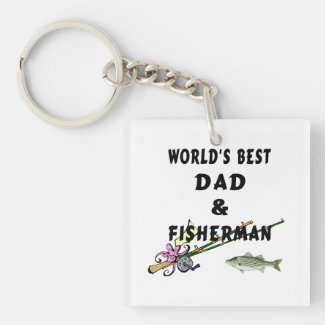 World's Best Dad and Fisherman Gifts