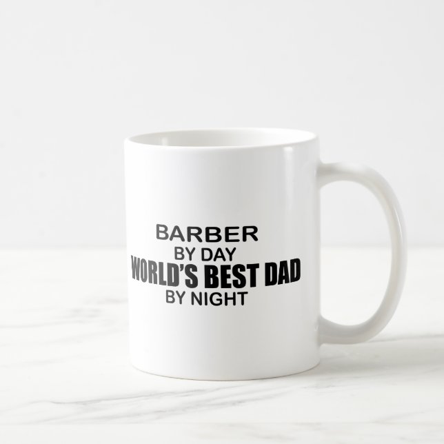 World's Best Dad - Barber Coffee Mug (Right)
