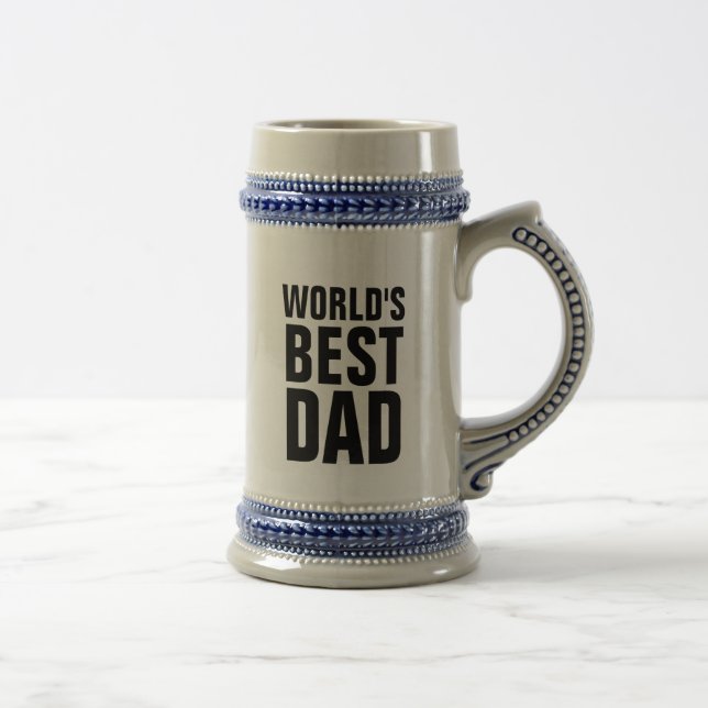 WORLD'S BEST DAD BEER STEIN (Right)