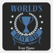 Worlds Best Dad Best Father's Day or Birthday Gift
