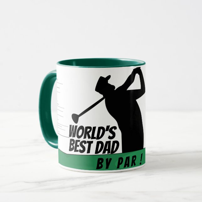 World's Best Dad By Par Mug (Front Left)