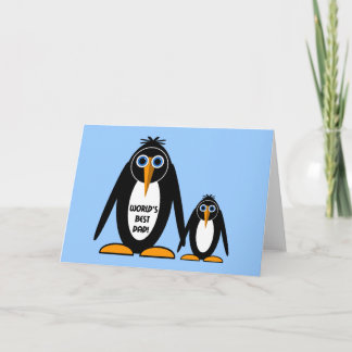world's best dad card