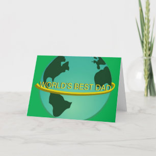 "World's Best Dad" Card