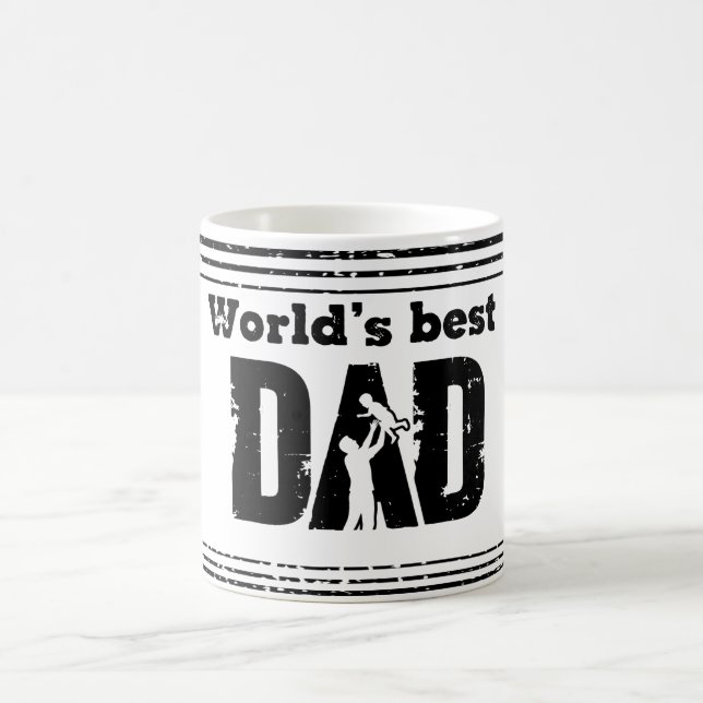 World's Best Dad Coffee Mug (Center)