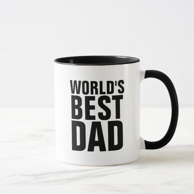 WORLD'S BEST DAD COFFEE MUGS (Right)