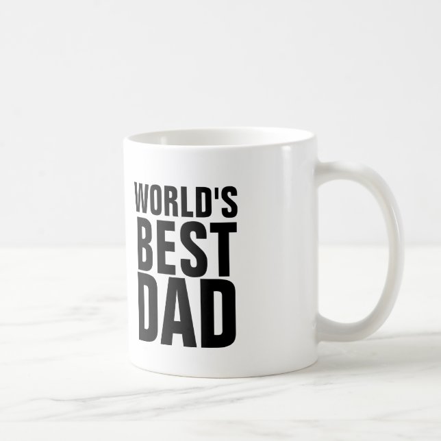 WORLD'S BEST DAD coffee mugs (Right)