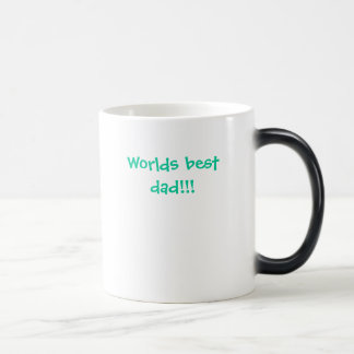 Worlds best dad!!! color morph mug
