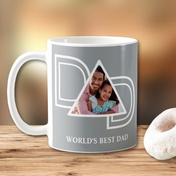 World's Best Dad Custom Father's Day Photo Coffee Mug by SewMosaic at Zazzle