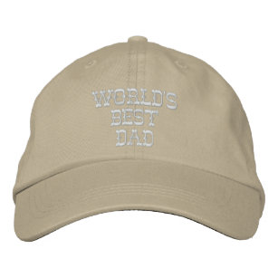 World's Best Dad Embroidered Ball Cap
