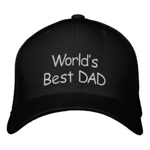 World's Best Dad Embroidered Baseball Hat