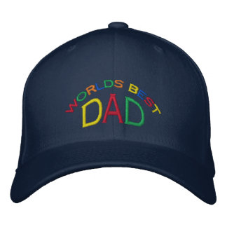 World's Best Dad Embroidered Baseball Hat