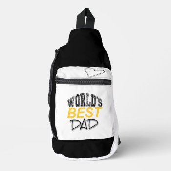 World's Best Dad Father's Day Pcsb Sling Bag by plurals at Zazzle