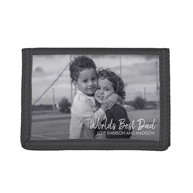 World's Best Dad Father's Day Photo Wallet (Front)
