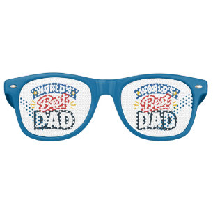 World's best Dad Father's Day Retro Sunglasses
