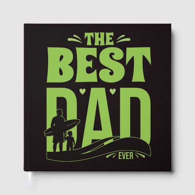 World's Best Dad Foil Guest Book (Front)