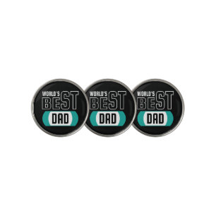Worlds Best Dad Golf Ball Marker