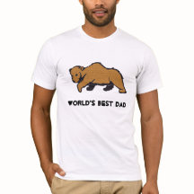 World's Best Dad Grizzly Bear