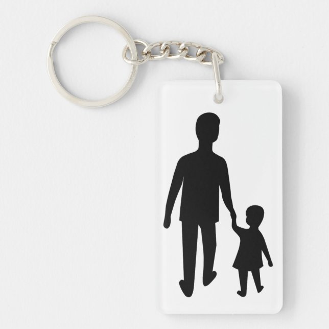 WORLD'S BEST DAD KEYCHAIN (Front)