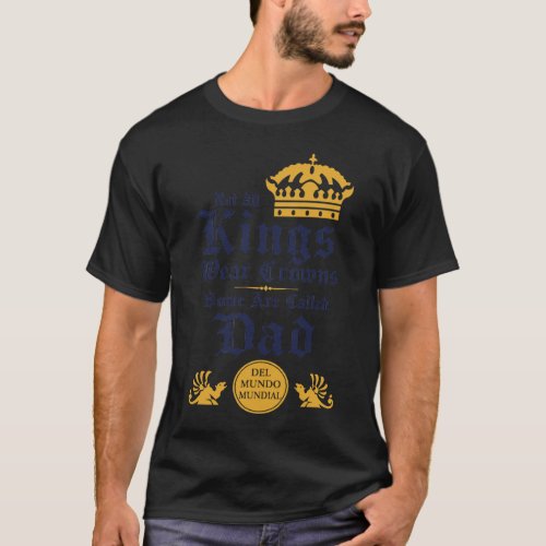 World's Best Dad King Crown Father's Day T-Shirt