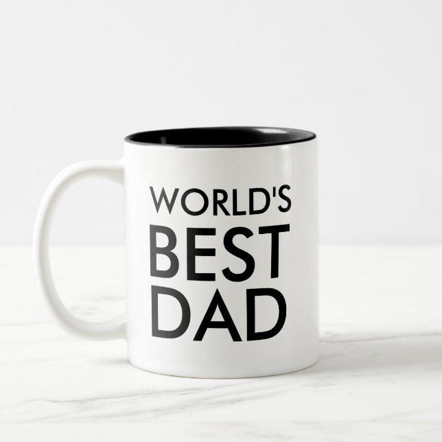 World's Best Dad Mug | Father day gift (Left)