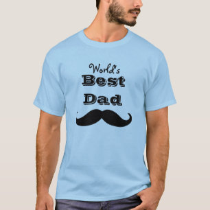 World's Best Dad Mustache T-Shirt