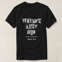 World's Best Dad Personalized Black