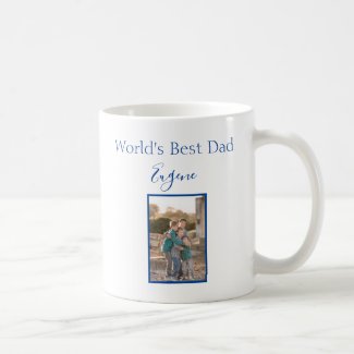 Worlds Best Dad Photo Customizable Frame