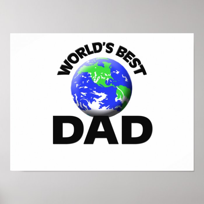 World's Best Dad Poster