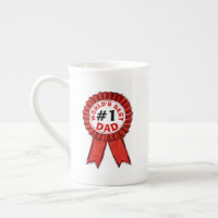 World's Best Dad Quote Red Ribbon Father's Day