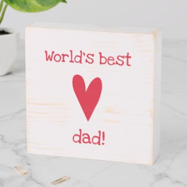 World's Best dad! | Red Heart - Father's day