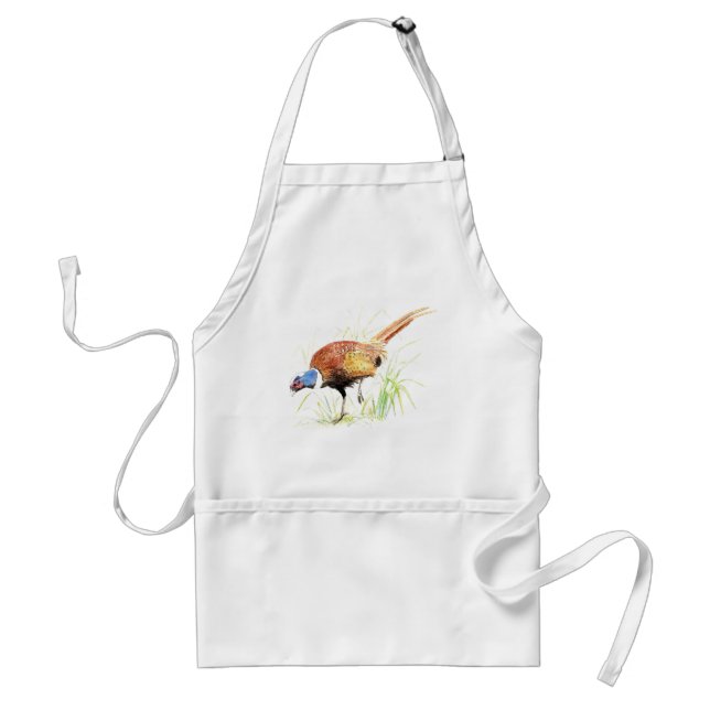 World's Best Dad,Ring Necked Pheasant, Bird Adult  Adult Apron (Front)