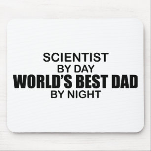 World's Best Dad - Scientist Mouse Pad