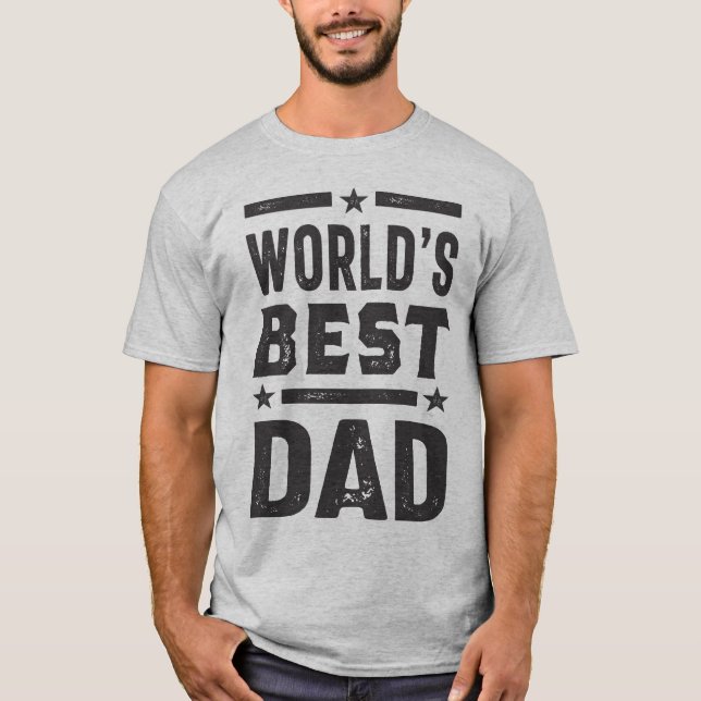World's Best Dad T-Shirt (Front)