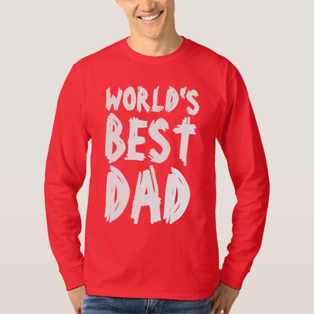 WORLD'S BEST DAD T-shirts (Front)