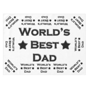 World's Best Dad Tablecloth
