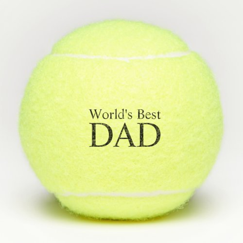 Worlds Best Dad Tennis Balls